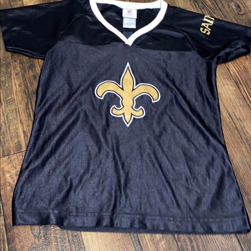 Womens 9 Bree's small saints Jersey New Orleans louisiana